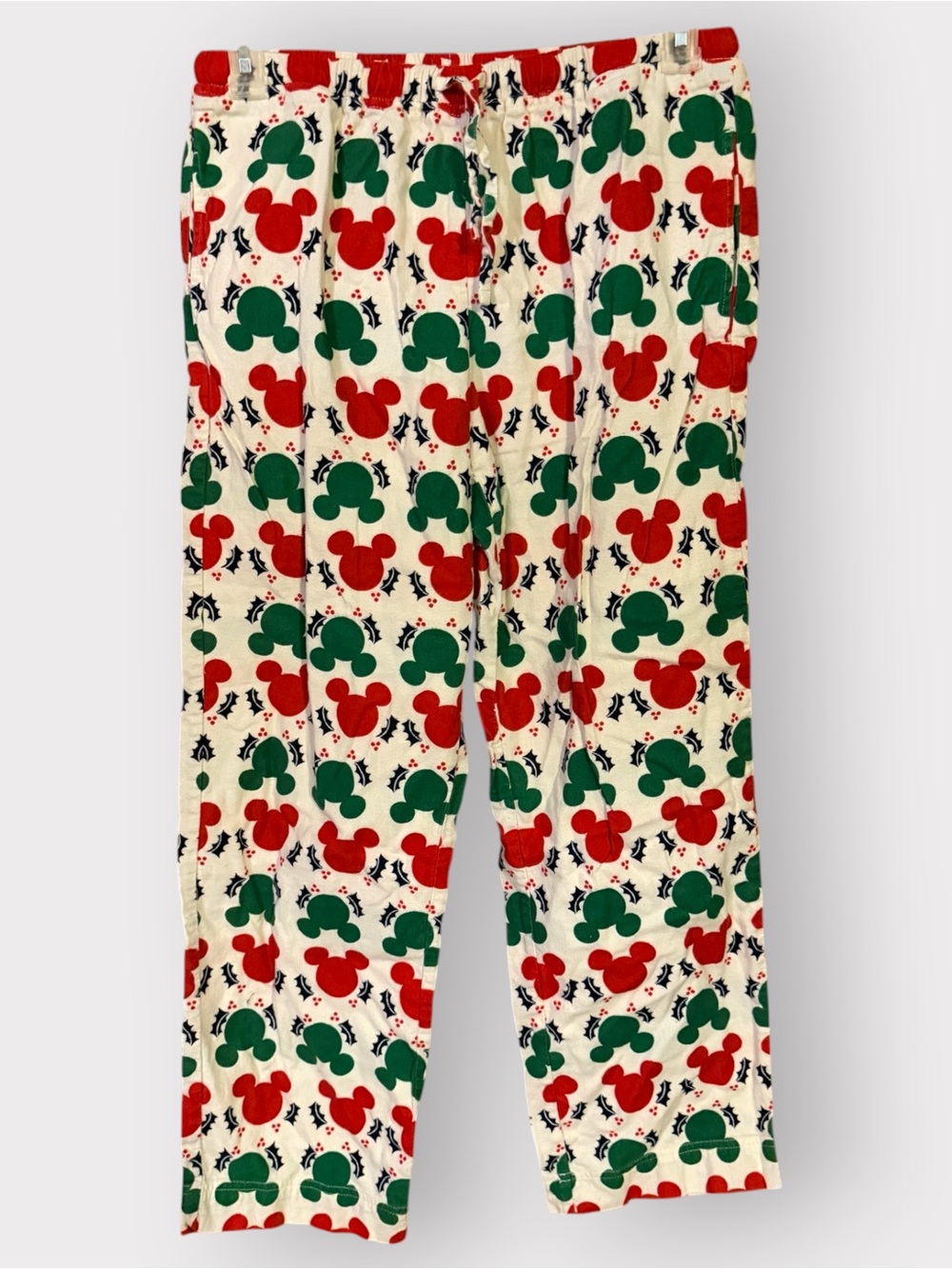 Hanna Andersson X Disney Girl’s S Christmas Mickey Mouse Pajama Pants Flannel